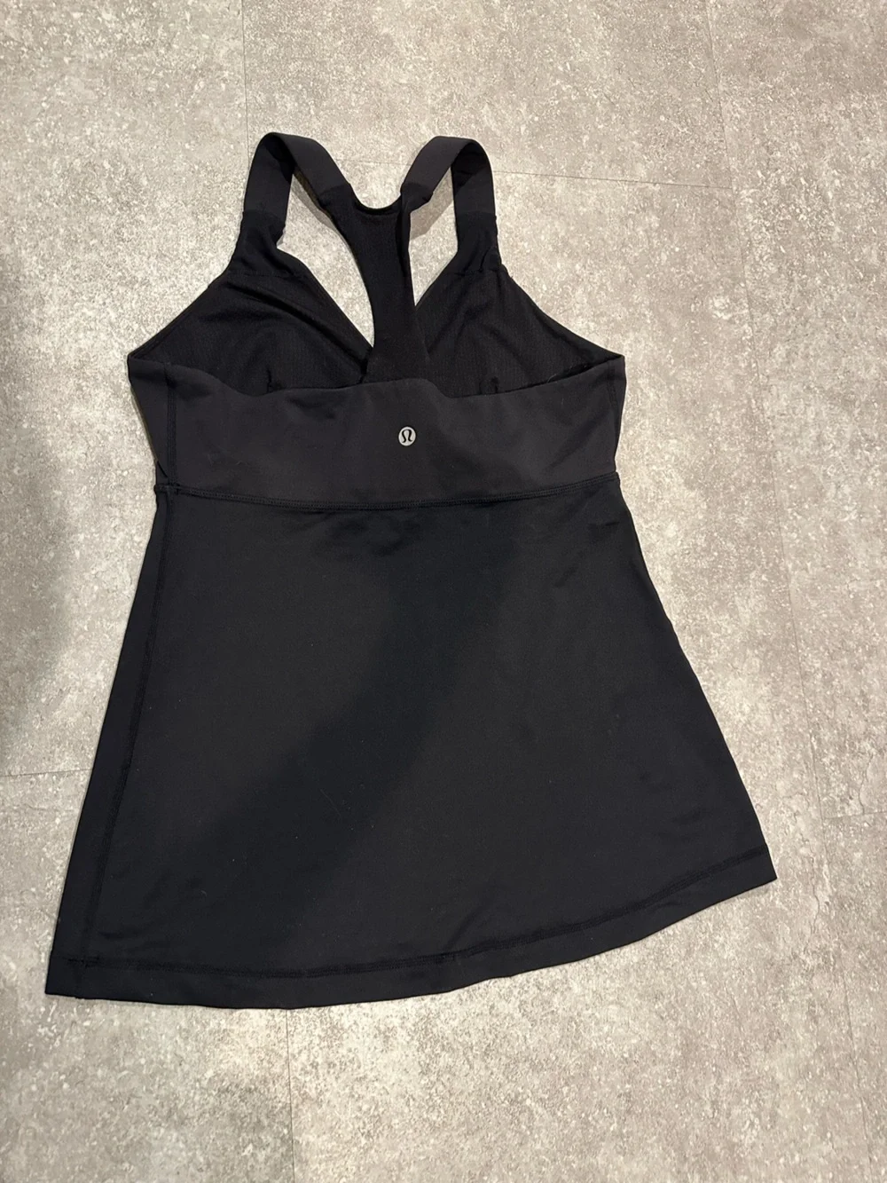 lululemon Black Top with Racerback